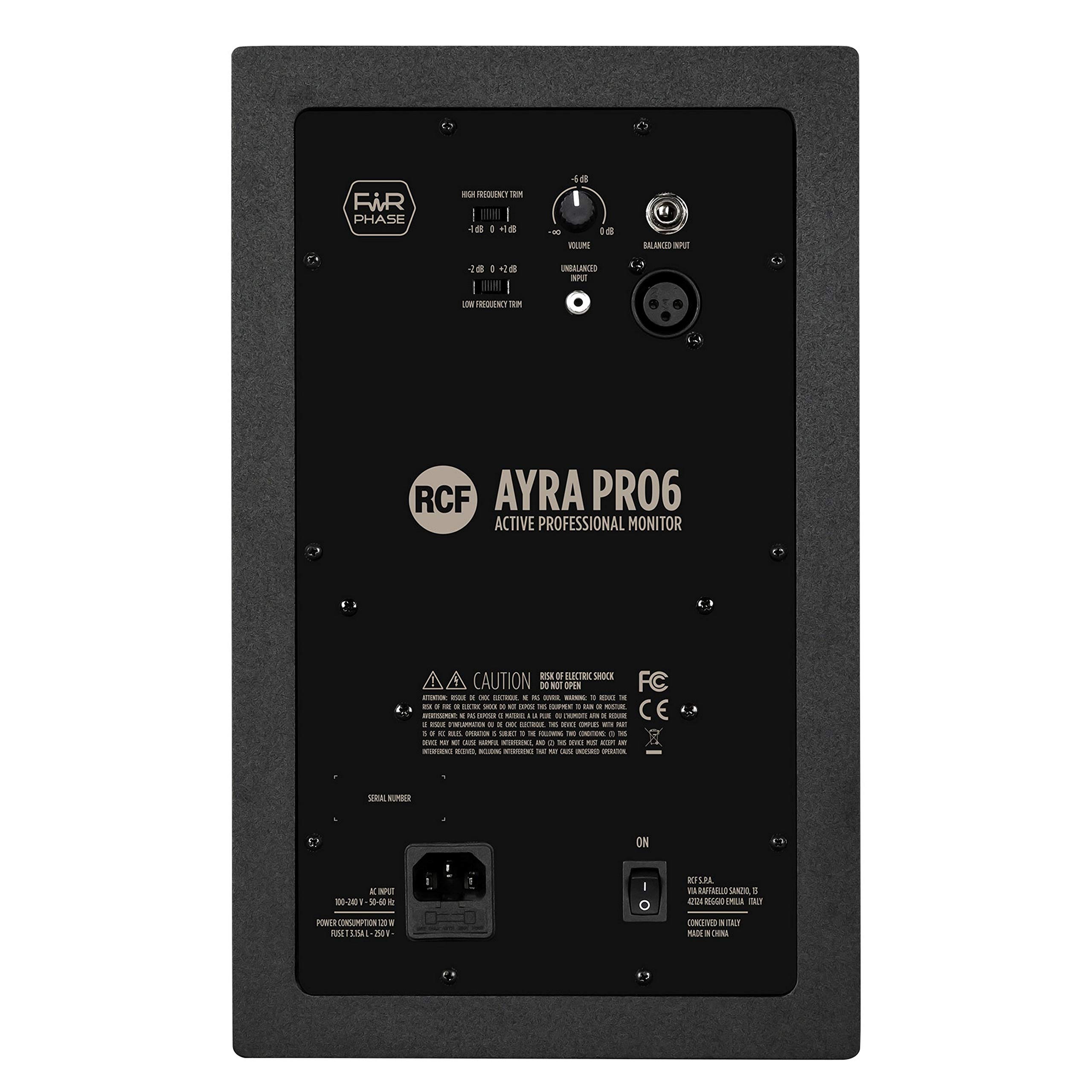 【極美品】RCF プロフェッショナルモニタースピーカー AYRA PRO6 Amazon.com: RCF Powered 6